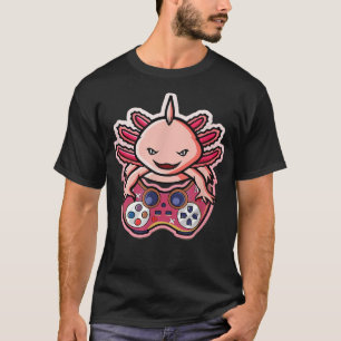Axolotl Gaming Kinder jongens Meisjes Anime Video T-shirt