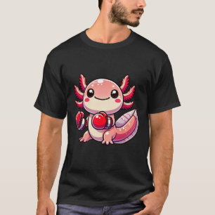 Axolotl gekleed als een bokser grappig boksen t-shirt