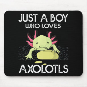 Axolotl Gift Anime Japans, een jongen die van een Muismat