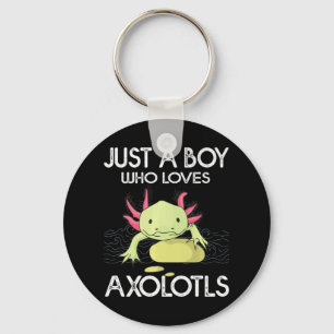 Axolotl Gift Anime Japans, een jongen die van een Sleutelhanger