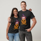 Axolotl Halloween kostuum met pompoen T-shirt (Unisex)