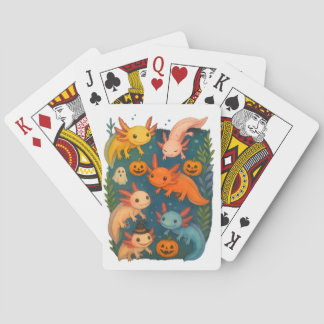 Axolotl Halloween Pokerkaarten