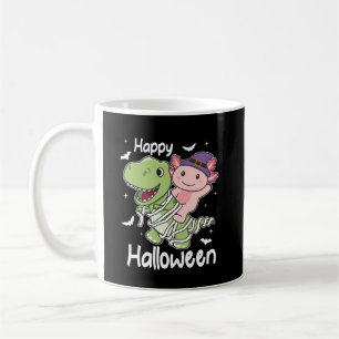 Axolotl Happy Halloween T-rex Mummy Costume Koffiemok
