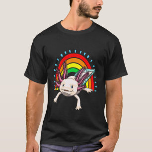 Axolotl Hart Regenboog Vrouwen Mexicaanse Vis  Amf T-shirt