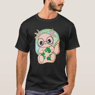 Axolotl Huisdier Aarddag Elke Dag Wandelende Vis V T-shirt