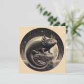Axolotl  Illustratie Kaart (Staand voorkant)