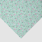 Axolotl in groen tissuepapier (Detail)