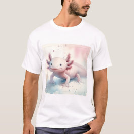 Axolotl in Watercolor AREF292 - Watercolor T-shirt
