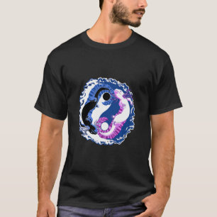 Axolotl Japans Yin Yang Ching Yang T-shirt