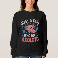 Axolotl Kawaii Gewoon Een Meisje Dat Van Axolotls 