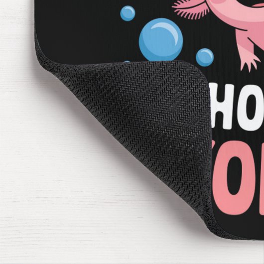 Axolotl Kawaii is gewoon een meisje dat van Axolot Muismat (Hoek)