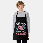 Axolotl Kawaii is gewoon een meisje dat van Axolot Schort (Gedragen)