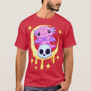 Axolotl Kawaii Pastel Gothic Cute Creepy esthetic T-shirt