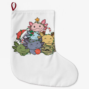 Axolotl kerstboom Funny Animal Kerstmis Grote Kerstsok