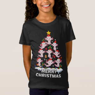 Axolotl-kerstboom lampjes Cute Axolotl Lover F T-shirt