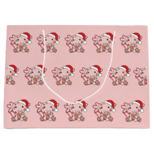 Axolotl-kerstwinterdieren Axolotls groot Gi Cadeauzakje
