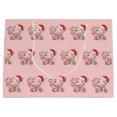 Axolotl-kerstwinterdieren Axolotls groot Gi Groot Cadeauzakje (Voorkant)