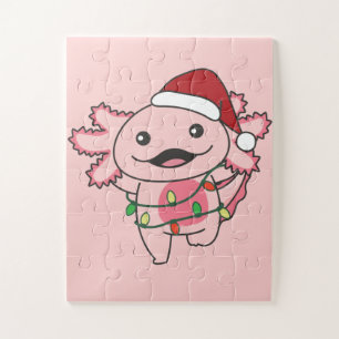 Axolotl Kerstwinterdieren Axolotls Jigzaag P Legpuzzel