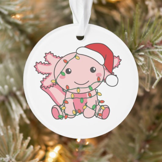 Axolotl Kerstwinterdieren Axolotls Ornament (Boom)