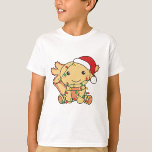 Axolotl Kerstwinterdieren Axolotls T-shirt