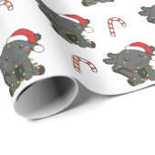 Axolotl Kerstwinterdieren Axolotls Wrapping Cadeaupapier (Rol Hoek)