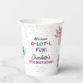 Axolotl Kinder Schattigee Salamander Verjaardagsfe Papieren Bekers (Links)