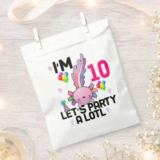 Axolotl Laten we veel amfibische salamander feeste Bedankzakje (Geknipt)