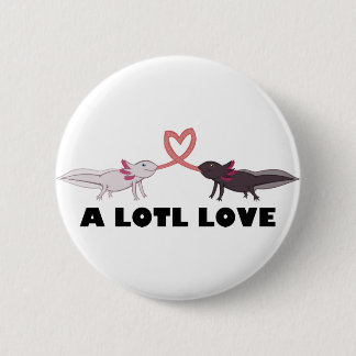 axolotl liefde ronde button 5,7 cm