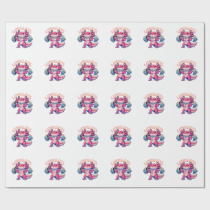 Axolotl LIFTALOTL Cadeaupapier