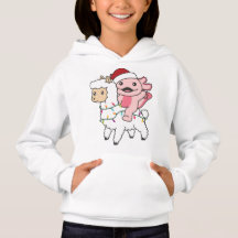 Axolotl Llama Alpaca Noël Animaux d'hiver