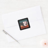Axolotl Lovers Sweet Animals Kinder Axolotl Square Vierkante Sticker (Envelop)