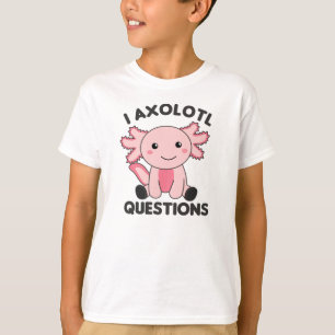Axolotl Lovers Sweet Animals voor kinderen Roze T-shirt
