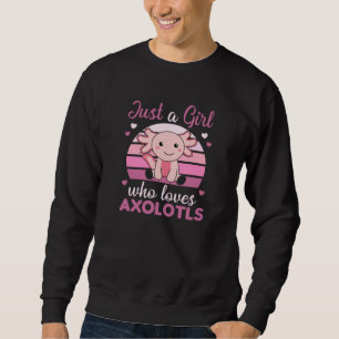 Axolotl Lovers Sweet Animals voor meisjes Roze Trui