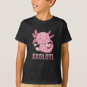 Axolotl Lsteek Terrarium T-shirt (Voorkant)