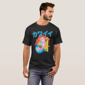 Axolotl Melkthee Axolotl Drink Boba Thee Pet Axo T-shirt (Voorkant volledig)