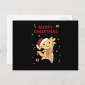 Axolotl Merry Winter Animals Axolotls Briefkaart (Voorkant / Achterkant)