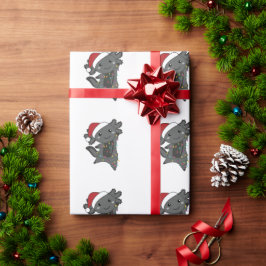 Axolotl Merry Winter Animals Axolotls Cadeaupapier