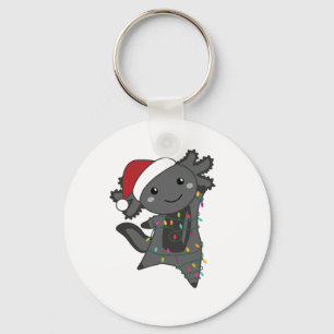 Axolotl Merry Winter Animals Axolotls Sleutelhanger