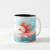 Axolotl Mug - Cute Underwater Salamander Gift (Devant droit)