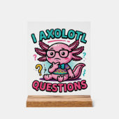 Axolotl nerd mignon Je Axolotl Questions Points d' (Recto)