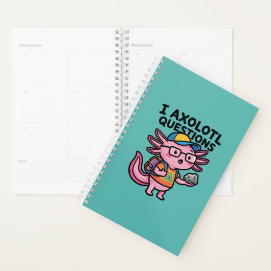 Axolotl nerd sarcastique je pose des questions sur (Devant avec enveloppe)