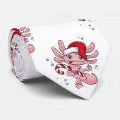 Axolotl Noël canne Cravate (Roulé)