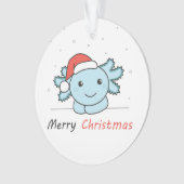 Axolotl Noël Neige Animaux d'hiver Axolotls (devant)