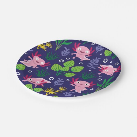 Axolotl Papieren Bordje (Gekanteld)