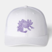 Axolotl Pet Truckerhoed - PURPER