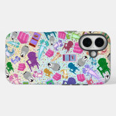 Axolotl Pink Stairs Apple iPhone 16 Coque dur (Verso (horizontal))