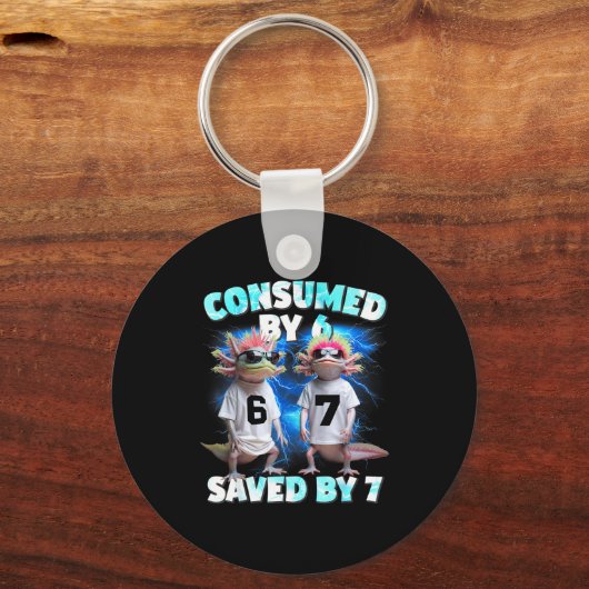 Axolotl Prophecy – Consumed By 6, Saved By 7 Sleutelhanger (Voorkant)