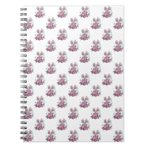 Axolotl Riding Blobfish notebook Notitieboek