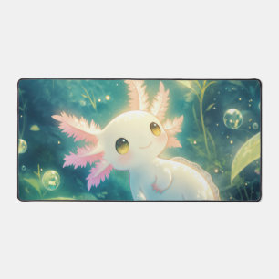 Axolotl Rose Heureux de l'Étang Brillant