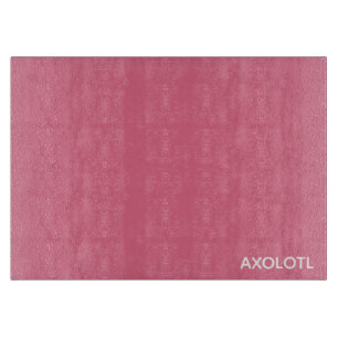 Axolotl roze kleurnaam snijplank